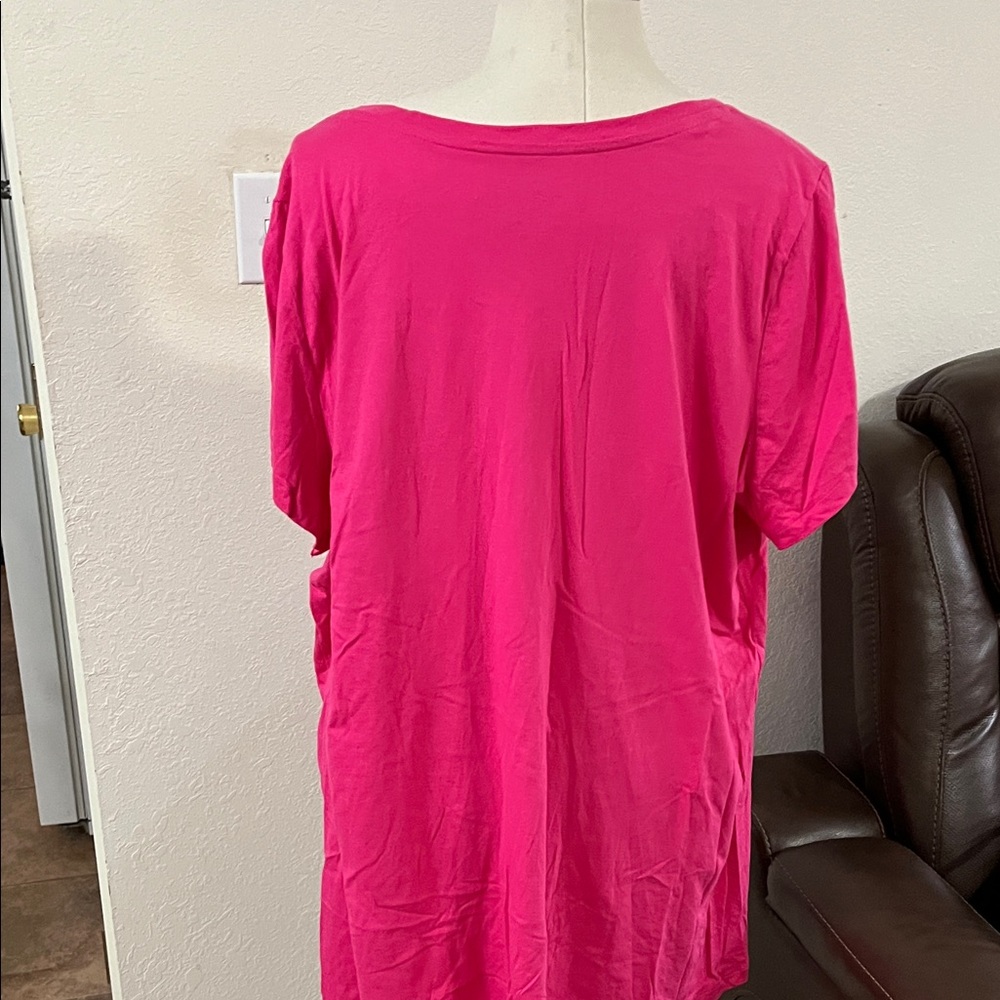 Cacique Pink Diva Sleep Shirt - Picture 3 of 4
